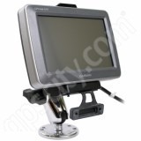 RAM Mount Chrome Garmin GPSMAP 600 Series Screw Down Mount RAM Mount Chrome Garmin GPSMAP 600 Series Screw Down Mount