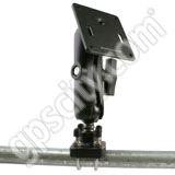 RAM Mount Monitor Display Plate on Small Dual U-Bolt Rail Base