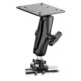 RAM Mount VESA Plate on Dual U-Bolt Rail Base