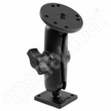 RAM Mount Round Plate Base with AMPS Plate