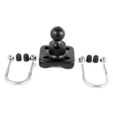 RAM Mount Dual Stainless Steel Rail U-Bolt Base with 1 inch Ball