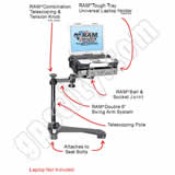 RAM Mount Honda Element Dual Arm Laptop Vehicle Mount RAM Mount Honda Element Dual Arm Laptop Vehicle Mount