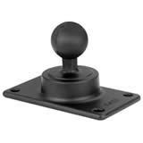 RAM Mount Rectangular 2.81x5 inch Plate with 1.5 inch Ball