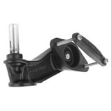 RAM Mount Square 4.0in Rail Clamp Base with 0.5 inch Post