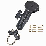 RAM Mount Four Hole AMPS Plate Stainless Steel U-Bolt Mount