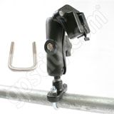 RAM Mount U-Bolt Rail Mount with Belt Button Clip