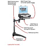 Click for more information about the complete RAM vehicle mounting system