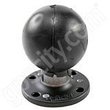 RAM Mount Round 2.5 inch dia Round 3 Hole Plate with 2.25 inch Ball