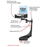 RAM Mount Semi Truck with Contact Seating Chair Laptop Mount