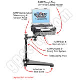RAM Mount Ford Escape Dual Arm Laptop Vehicle Mount RAM Mount Ford Escape Dual Arm Laptop Vehicle Mount