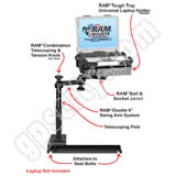 RAM Mount Hyundai and Kia Dual Arm Laptop Vehicle Mount RAM Mount Hyundai and Kia Dual Arm Laptop Vehicle Mount