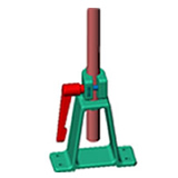 RAM Mount Floor Bi-POD Clamp Base with 18 inch Threaded Pipe RAM Mount Floor Bi-POD Clamp Base with 18 inch Threaded Pipe