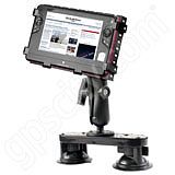 NPI RAM Tough Tray II HD Dual Suction Plate Netbook Mount 1.5 Ball