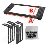 RAM Mount RAM Custom 4 inch Faceplate for Console RAM-FP4-6721-2851 RAM Mount RAM Custom 4 inch Faceplate for Console RAM-FP4-6721-2851