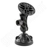 RAM Mount Locking Suction Round Plate with Grip-Lock Arm