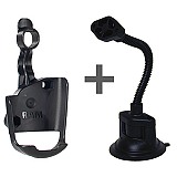 RAM Mount GPSMAP 60CSx Gooseneck Suction Mount RAP-105-6224-GA12U