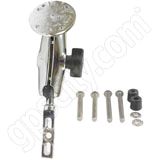 RAM Mount Chrome Motorcycle Base Round Plate Assembly