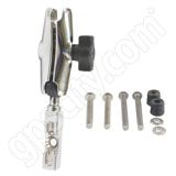 RAM Mount Chrome Motorcycle Base with Standard Open 1in Socket