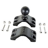 RAM Mount Rail Clamp Base 2 inch with 1.5 inch Ball