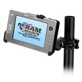 RAM Mount Asus R2H UMPC Cradle on Round Pole Clamp Mount