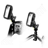 NPI RAM Waterproof Aqua Box Small Motorcycle Handle Mount