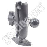 RAM Mount Standard Arm with Side 1 inch Ball and Diamond Plate