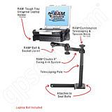 RAM Mount Dodge Vehicle Laptop Mount RAM-VB-178-SW1 RAM Mount Dodge Vehicle Laptop Mount RAM-VB-178-SW1