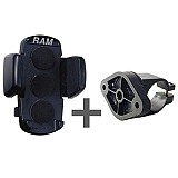 RAM Mount Universal Small Cradle Bike Rail Mount RAM Mount Universal Small Cradle Bike Rail Mount
