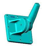 RAM Mount Vehicle Floor Plate Base with Pivot Pedestal Post RAM Mount Vehicle Floor Plate Base with Pivot Pedestal Post