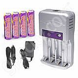 Lenmar 4 Slot AC-DC 1.5 Hour Charger