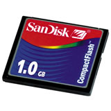 SanDisk 1GB CF Memory Card SanDisk 1GB CF Memory Card