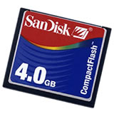 SanDisk 4GB CF Data Card SanDisk 4GB CF Data Card