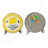 Geocaching Official 500 Finds Geocoin Achievement Award Set