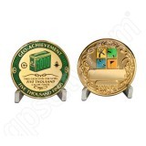 Geocaching Official 5000 Finds Geocoin Achievement Award