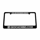 Geocaching Plate Frame Black