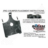 RAM Mount RAM-HOL-AP8 Cradle Mount Instruction Sheet RMR-INS-AP8