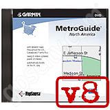 Garmin MetroGuide North America DVD v8