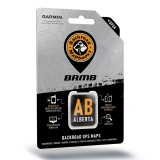 Backroad GPS Maps Alberta microSD with SD Adapter