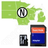 Navionics HotMaps Platinum North USA Lakes microSD with SD Adapter