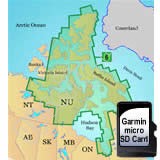 Garmin TOPO Canada Nunavut microSD Card