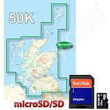 Garmin TOPO Great Britain 50K Scotland microSD Card