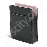 Garmin Nuvi 2xx and 3xx Black Slip Case with Pink Lining