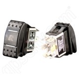 RAM Mount DPDT RAM MOM Rocker Switch with Light RAM-SWITCH-DPDTL-MOM RAM Mount DPDT RAM MOM Rocker Switch with Light RAM-SWITCH-DPDTL-MOM