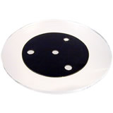 GPS City Acrylic Round Plate with Adhesive Disk