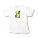 Geocaching Crayon T-Shirt White Short 2XL