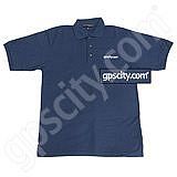 GPS City Navy Short Sleeve Polo Golf Shirt M