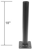 RAM Mount Tele-Pole 18 inch Long Female Base