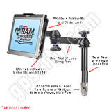 RAM Mount Motion LE1600 Tablet Tele-Pole RAM-VP-TTM8-MOT2
