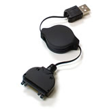 GPS City iQue Retractable Power and Data Cable