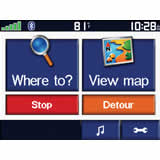 Click for larger view of the Garmin Zumo 550 Screen Shot 3
